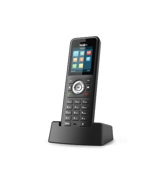 Yealink W59R Rugged DECT Handset Only, IP67, HD Audio, Bluetooth, Alarm Function, Belt Clip, Quick Charge, 1.8' TFT Colour Screen, Scratch Resistant,
