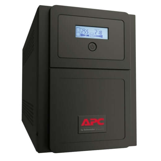 APC Easy UPS 1500VA/1050W Line Interactive UPS, Tower, 230V/10A Input, 6x IEC C13 Outlets, Lead Acid Battery, Network Slot